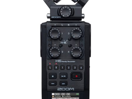 Zoom H6 All Black Handheld Recorder on Sale