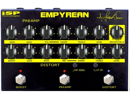 ISP Technologies Empyrean Signature Michael Sweet Preamp Pedal Online Sale