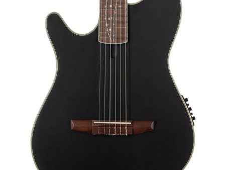 Ibanez TOD10N Left Handed Acoustic Electric Guitar - Transparent Black Flat Sale