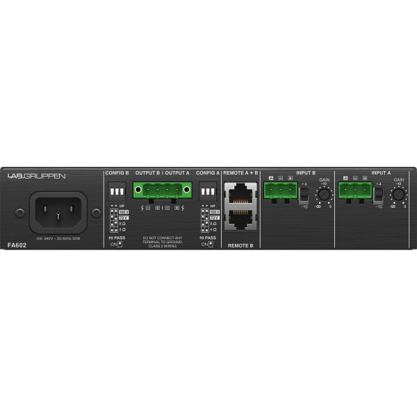 Lab Gruppen FA602 2 x 60W Commercial Amplifier Online Hot Sale