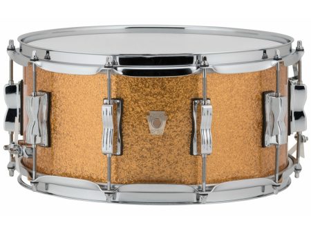 Ludwig Classic Maple 6.5x14 Snare Drum - Gold Sparkle For Discount