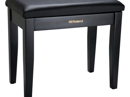 Roland RPB-100 Piano Bench with Storage Compartment (Satin Black) For Sale