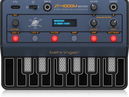 Behringer JT-4000M MICRO Portable 4-Voice Hybrid Synthesizer Supply