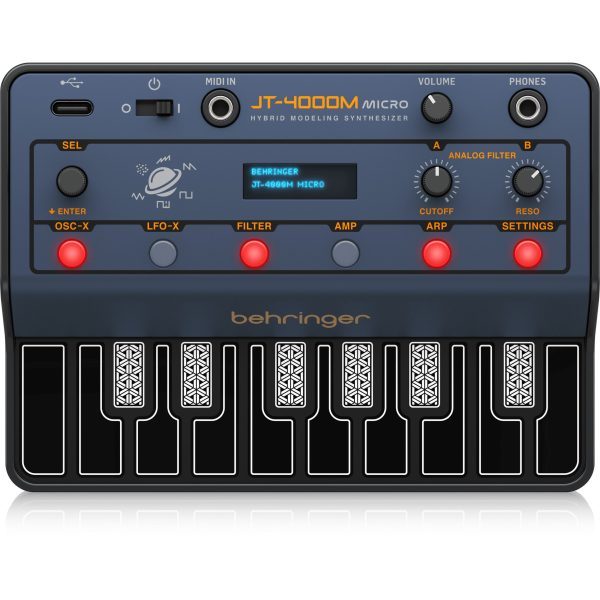 Behringer JT-4000M MICRO Portable 4-Voice Hybrid Synthesizer Supply