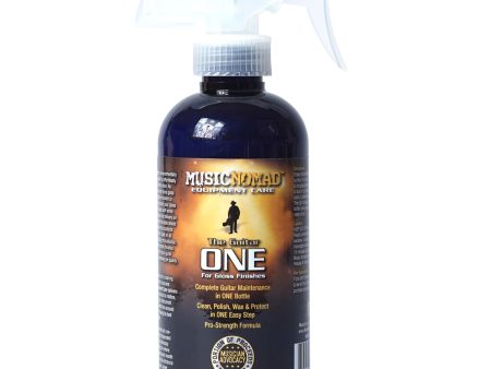 Music Nomad MN150 Guitar ONE All-in-1 Cleaner, Polish, and Wax, 12 oz on Sale