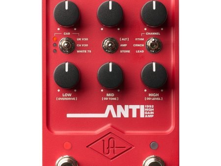 Universal Audio ANTI 1992 High Gain Amp Pedal Discount