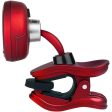 Snark SIL-RED Snark Hyper-Fast Clip-On Chromatic Tuner - Red Silver Hot on Sale