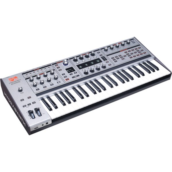 ASM Hydrasynth Keyboard 8-Voice Digital Wave-Morphing Synthesizer - Limited-Edition Silver Online now