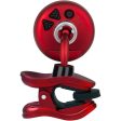 Snark SIL-RED Snark Hyper-Fast Clip-On Chromatic Tuner - Red Silver Hot on Sale