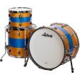 Ludwig Classic Maple Limited Edition 3-Piece Shell Kit - Blue Gold Blue Sparkle Sale