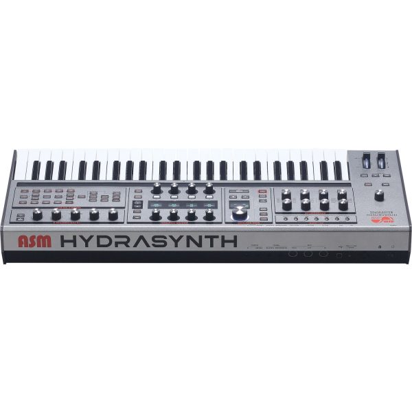 ASM Hydrasynth Keyboard 8-Voice Digital Wave-Morphing Synthesizer - Limited-Edition Silver Online now