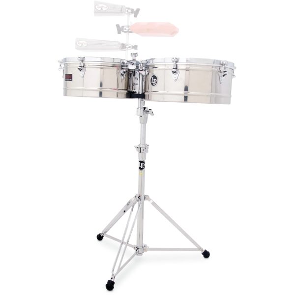 Latin Percussion Prestige Series Stainless Steel Timbales - 14” 15” Online Hot Sale