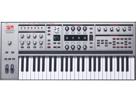 ASM Hydrasynth Keyboard 8-Voice Digital Wave-Morphing Synthesizer - Limited-Edition Silver Online now