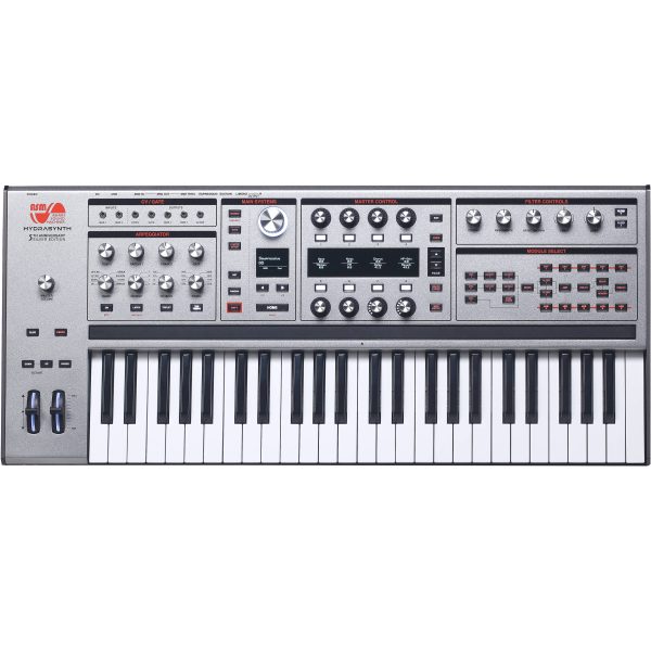 ASM Hydrasynth Keyboard 8-Voice Digital Wave-Morphing Synthesizer - Limited-Edition Silver Online now