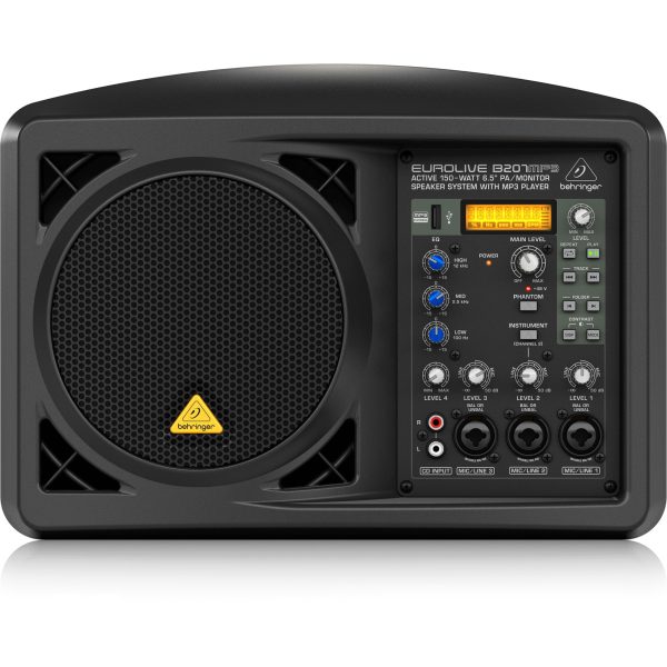 Behringer B207MP3 Active 150W 6.5  PA Monitor Speaker System with MP3 Player Online now