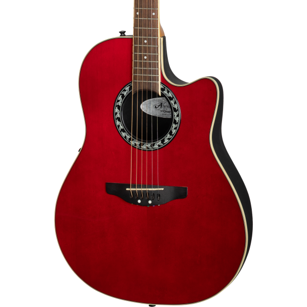 Ovation Applause AE128 Acoustic Electric Guitar - Ruby Red Sale