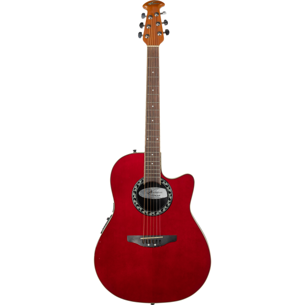 Ovation Applause AE128 Acoustic Electric Guitar - Ruby Red Sale