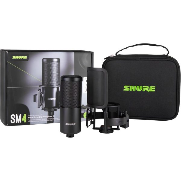 Shure SM4 Studio Recording Microphone Kit Online now