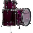 Ludwig Limited Edition Vistalite 3-Piece Shell Kit - Purple For Sale