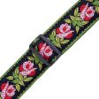 Levy s MC8JQ Woven Fabric Guitar Strap - Pink Floral Hot on Sale