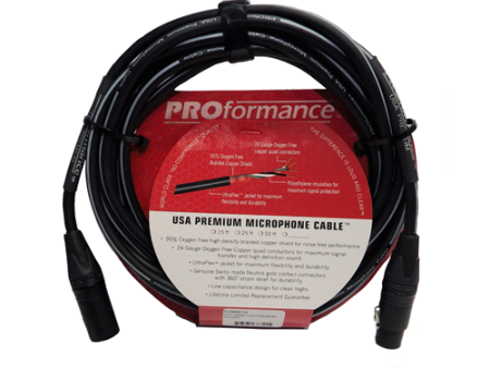 ProFormance USA Premium Mic Cable 15ft For Sale