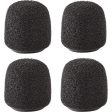 Shure Snap-Fit Lavalier Foam Windscreen (Black, 4-Pack) Online