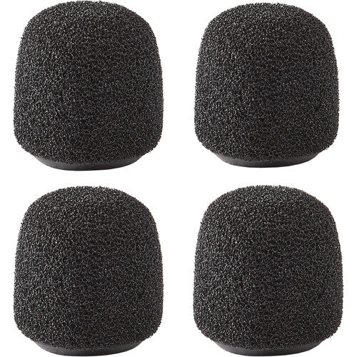 Shure Snap-Fit Lavalier Foam Windscreen (Black, 4-Pack) Online