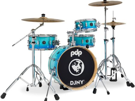 Pacific Drums & Percussion Daru Jones New Yorker II 4-Piece - Blue Fade Online