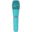 Telefunken M80 Supercardioid Dynamic Handheld Vocal Microphone, Turquoise Fashion