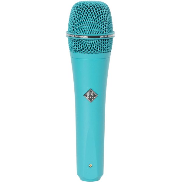 Telefunken M80 Supercardioid Dynamic Handheld Vocal Microphone, Turquoise Fashion