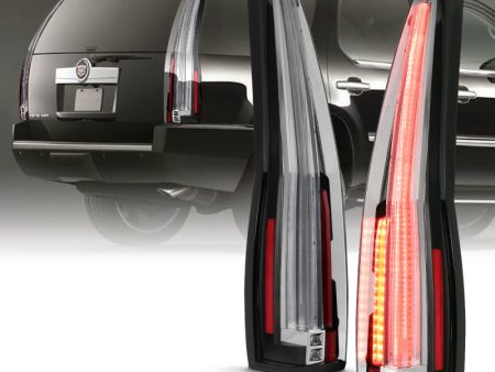 ANZO 2007-2014 Cadillac Escalade Led Taillights Red Clear on Sale