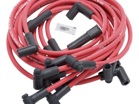 Edelbrock Spark Plug Wire Set SBC 78-86 V8 Hei 50 Ohm Resistance Red Wire (Set of 8) Cheap