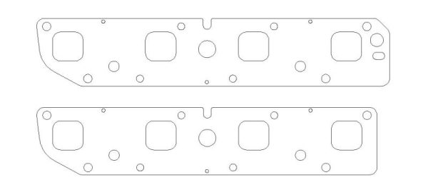 Cometic Dodge 5.7L Hemi .030in MLS 1.46in X 1.39in Exhaust Manifold Gaskets *Pair* For Cheap