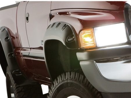 Bushwacker 20-22 Ram 1500 (Excl. Rebel TRX) 76.3 67.4in Bed Pocket Style Flares 4pc - Diamd. Black Cheap