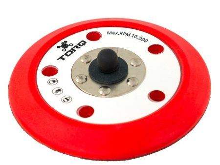 Chemical Guys TORQ R5 Dual-Action Red Backing Plate w Hyper Flex Technology - 6in Cheap