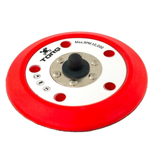 Chemical Guys TORQ R5 Dual-Action Red Backing Plate w Hyper Flex Technology - 6in Cheap