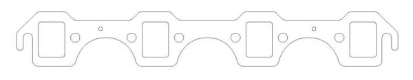 Cometic Ford SB 1.120in x 1.480in Port .030in MLS Exhaust Gasket Online